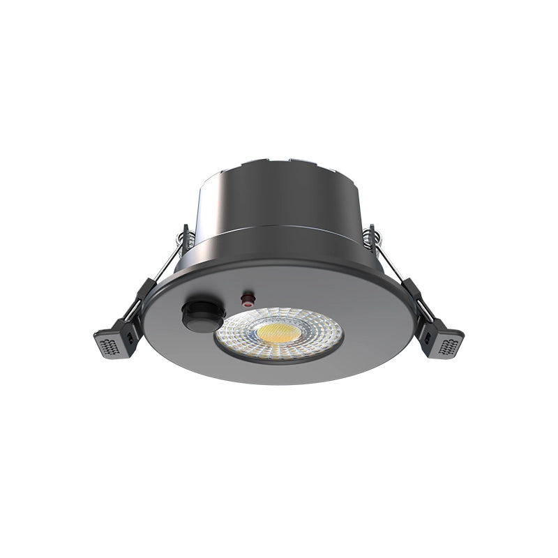 Inbouwspot Odessa | 6W | Dimbaar | Zwart | CCT-Switch | IP65 | Met Sensor - Outledtl.nl